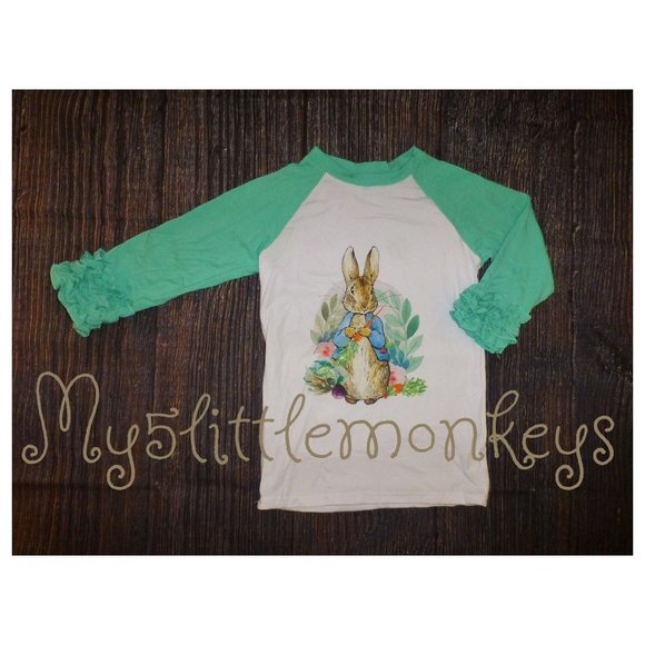 Shirts & Tops | Boutique Peter Rabbit Long Sleeve Easter Shirt | Poshmark